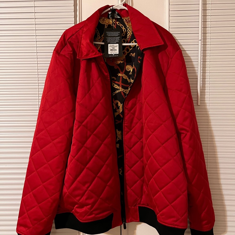 True Religion Quilted Reversible Bomber
